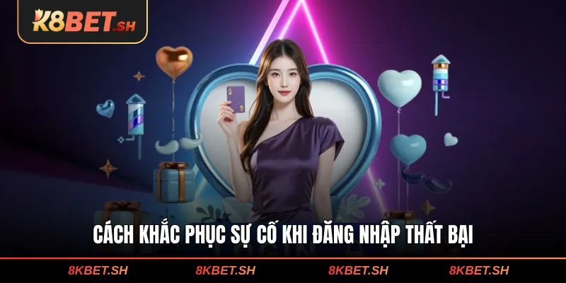 Cách khắc phục sự cố khi đăng nhập thất bại