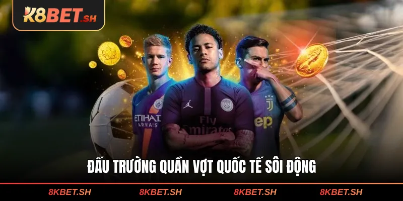 Đấu trường quần vợt quốc tế sôi động