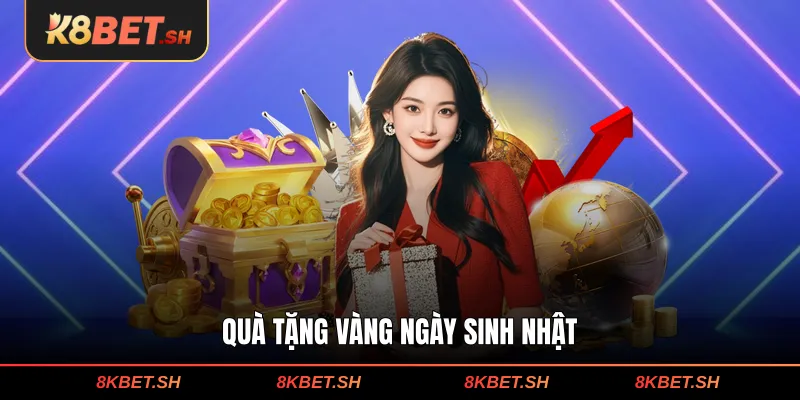 Quà tặng vàng ngày sinh nhật 