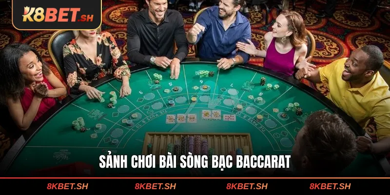 Sảnh chơi bài sòng bạc baccarat