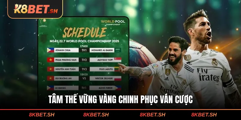 Tâm thế vững vàng chinh phục ván cược