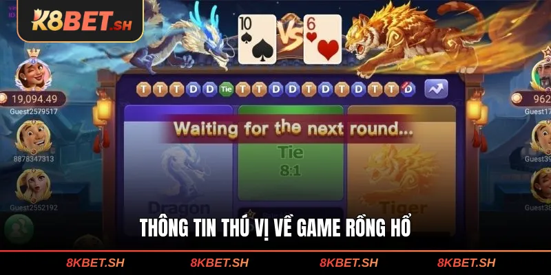 Thông tin thú vị về game rồng hổ